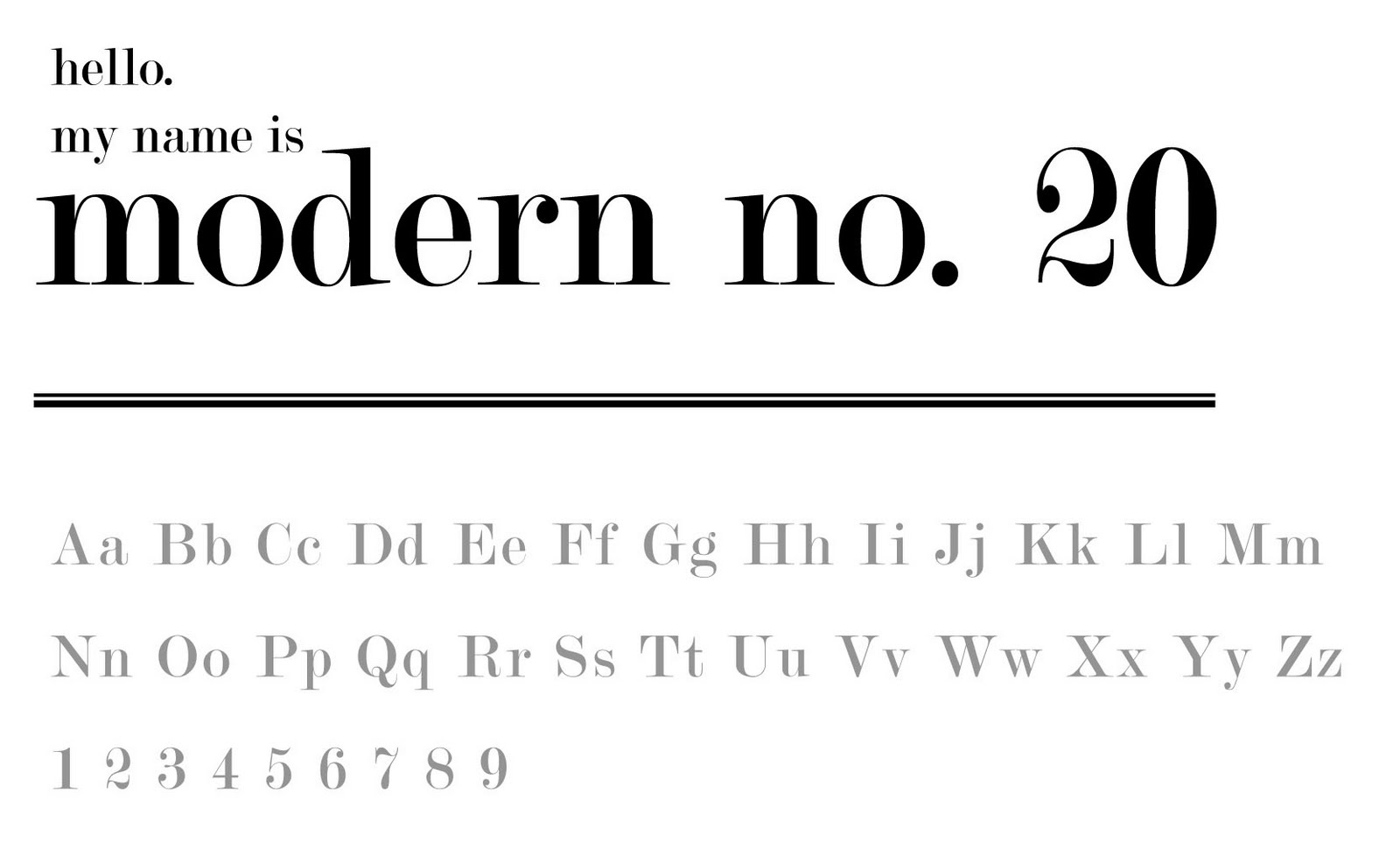 modern fonts in word